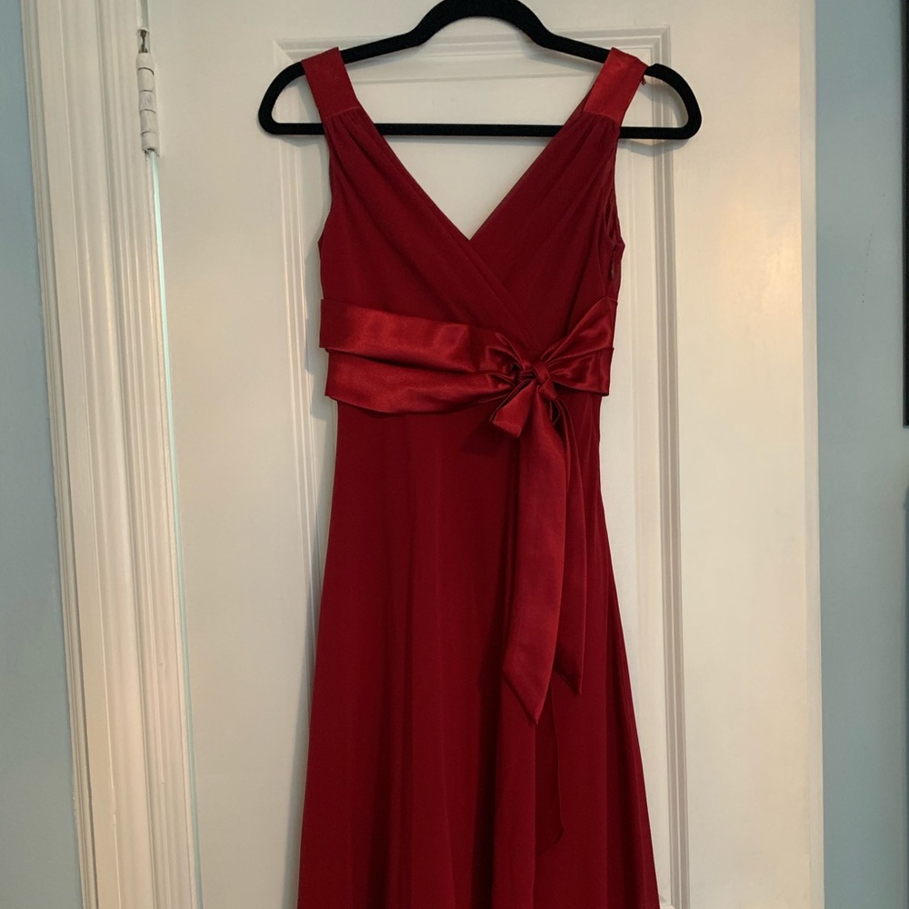 Jones New York 2Petite Red Cocktail Dress